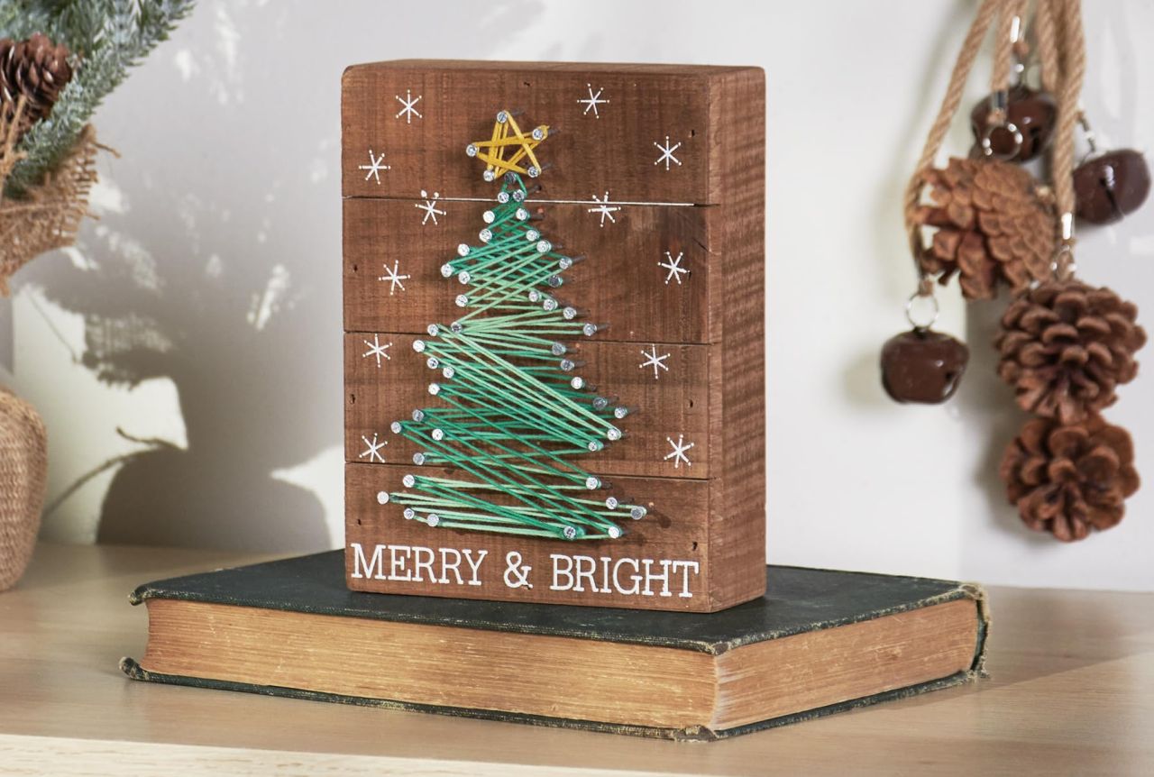 Slat String Art Box Sign