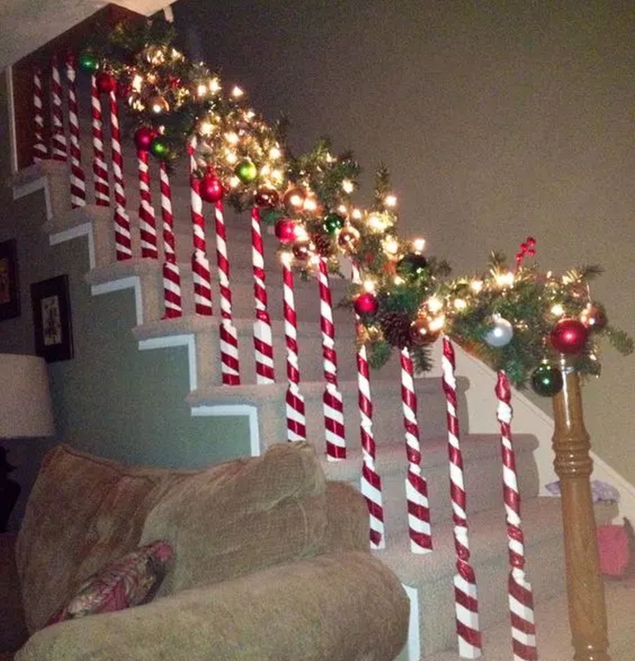 Staircase Christmas- 2