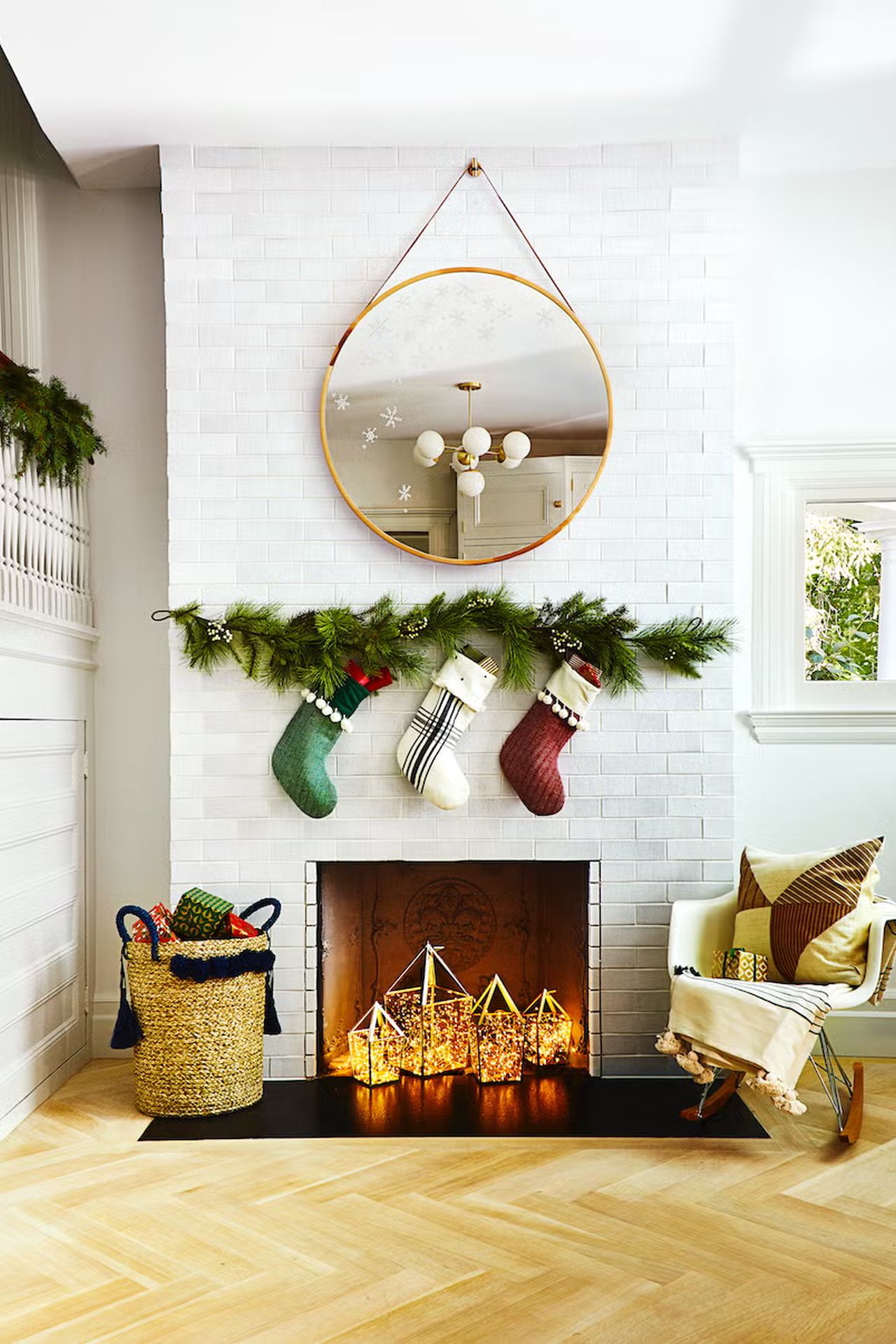 fake mantel decorations
