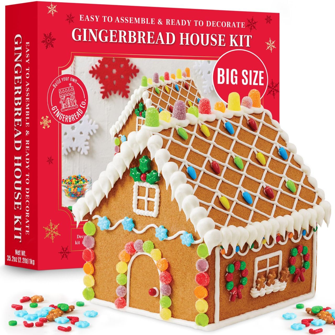 large Gingerbread house kit