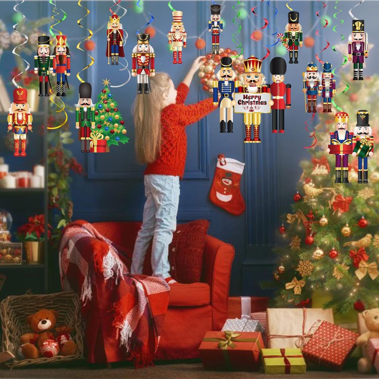 nutcracker wall display for christmas