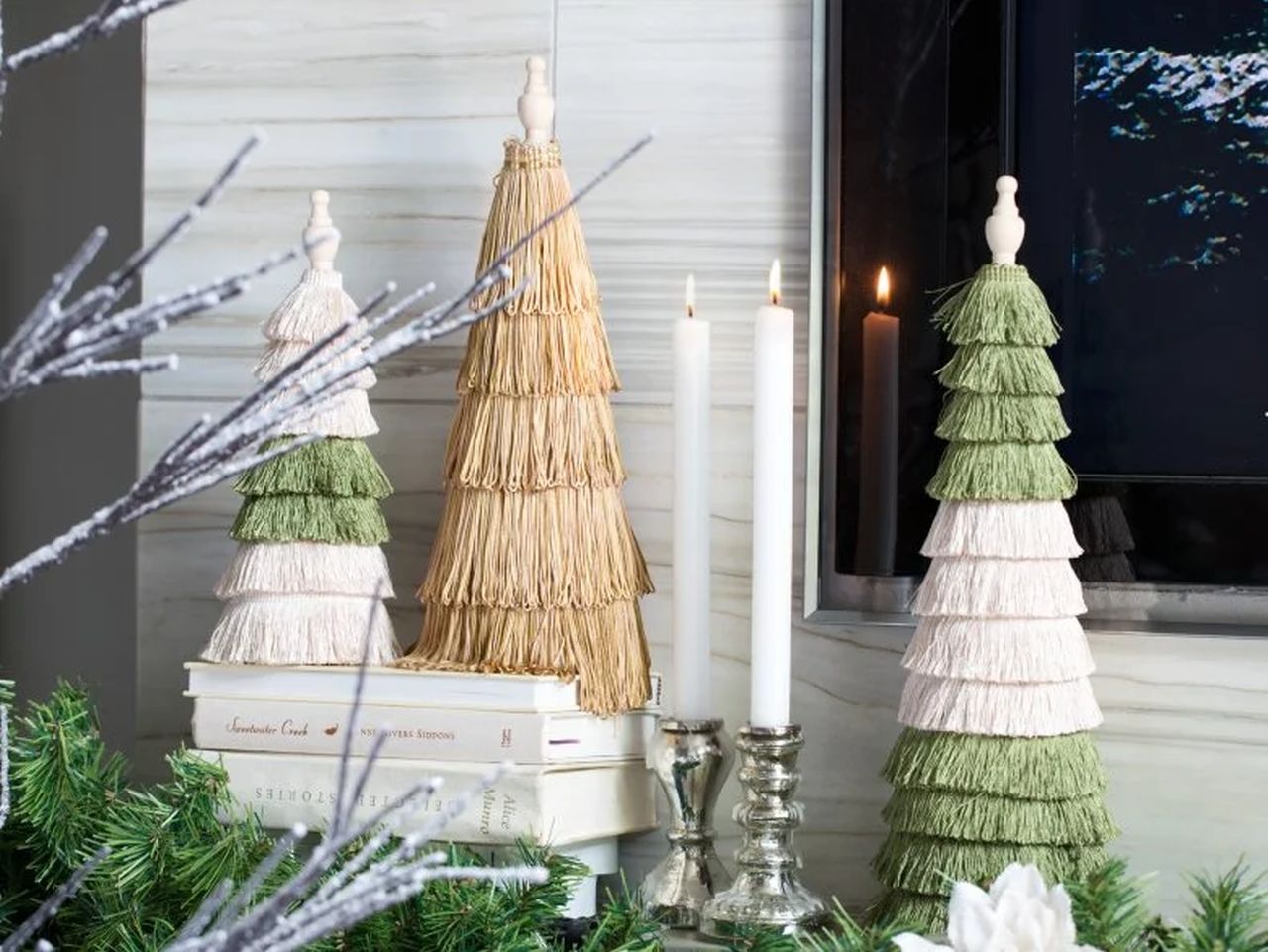 tabletop christmas trees