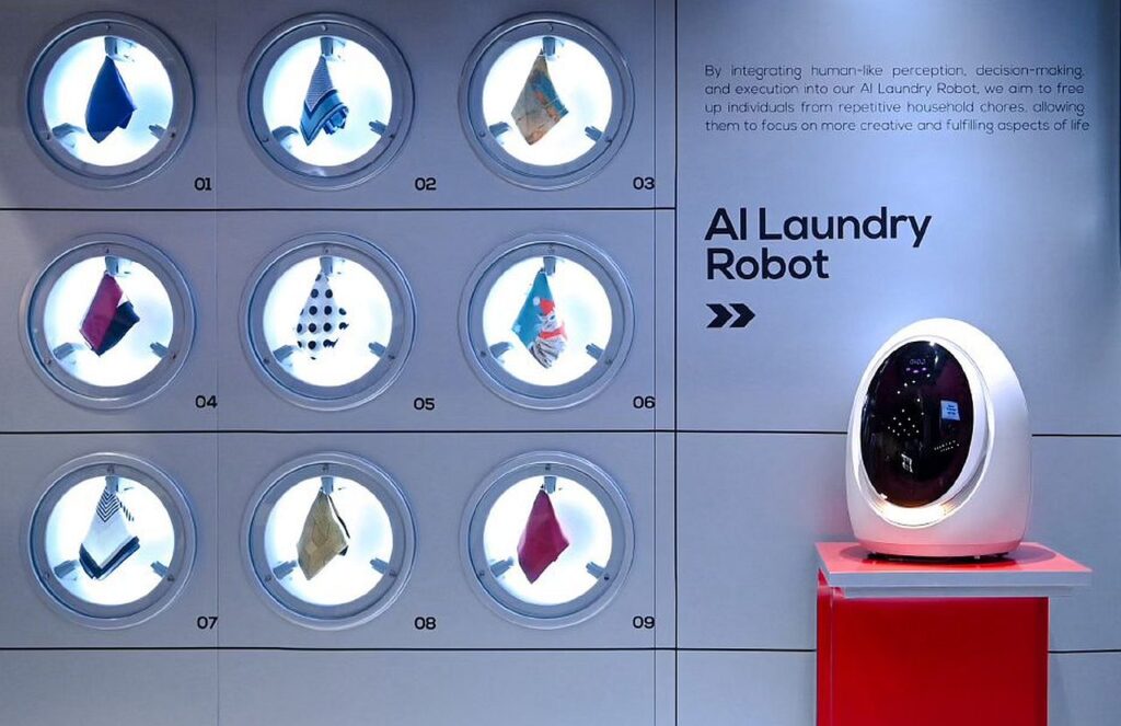 TENET AI Laundry Robot Washes, Dries, and Even Folds Clothes