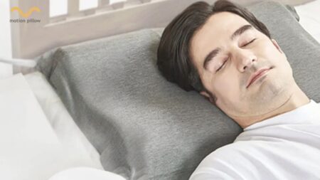 AI Motion Pillow by 10 Minds prevents snoring and takes care of sleep health