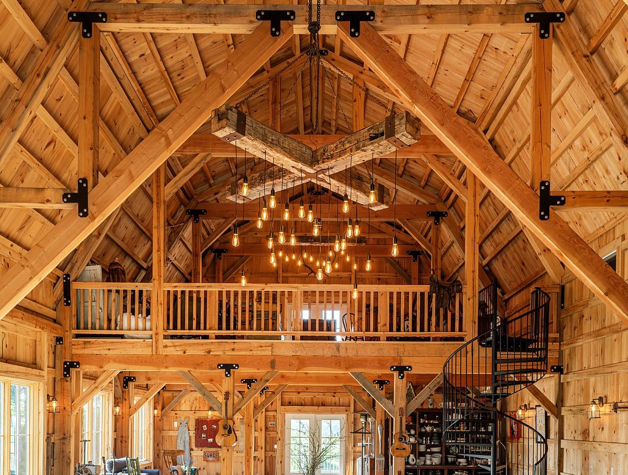 Barndominium hybrid of rustic barn with modern facilities