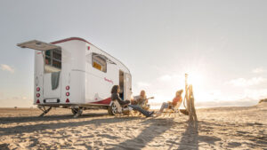 Beachy 420+ Camping Trailer with WC Inside - exterior