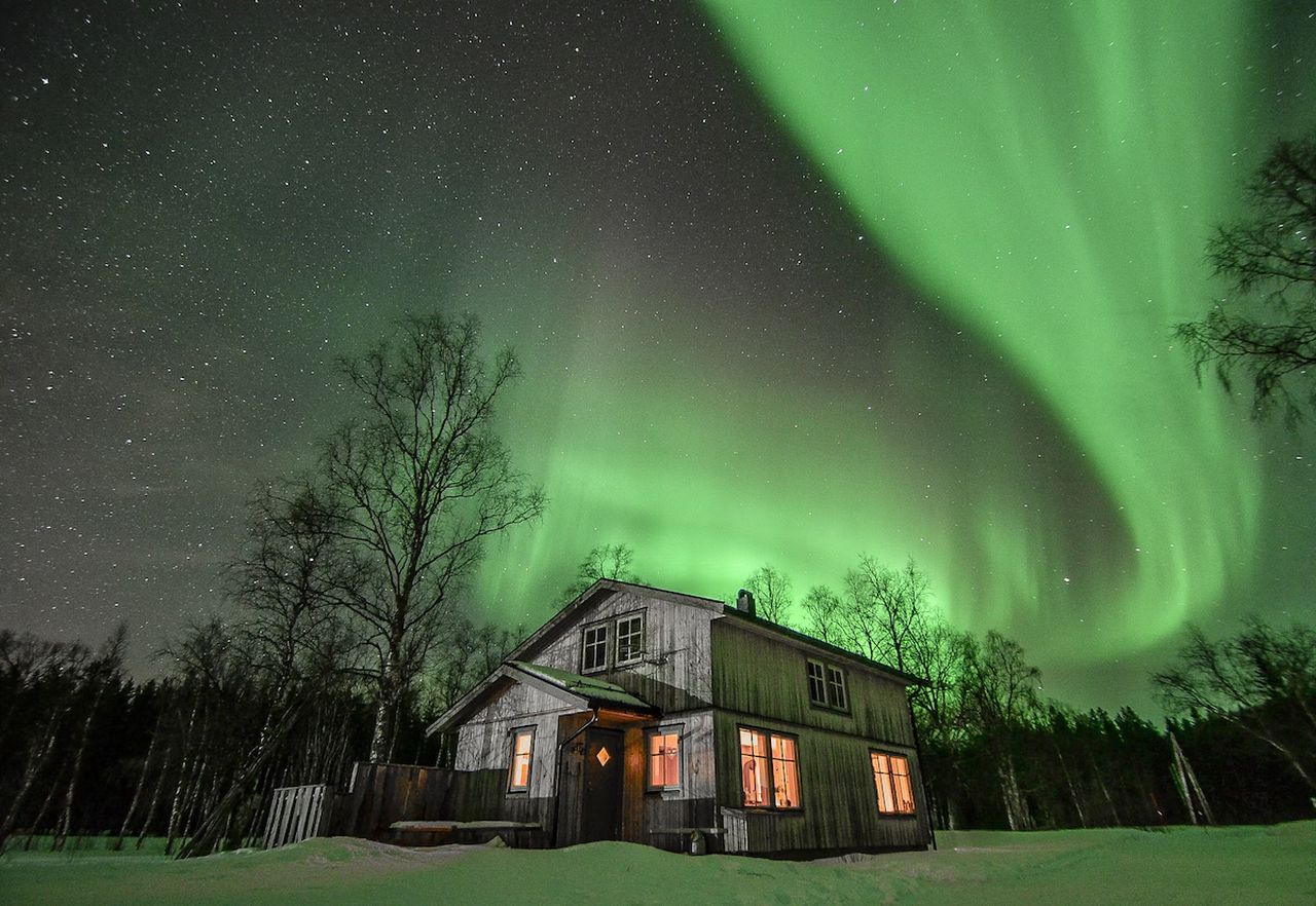 Best Airbnbs to Spot Northern Lights - Barn-Style House in Bardu, Norway