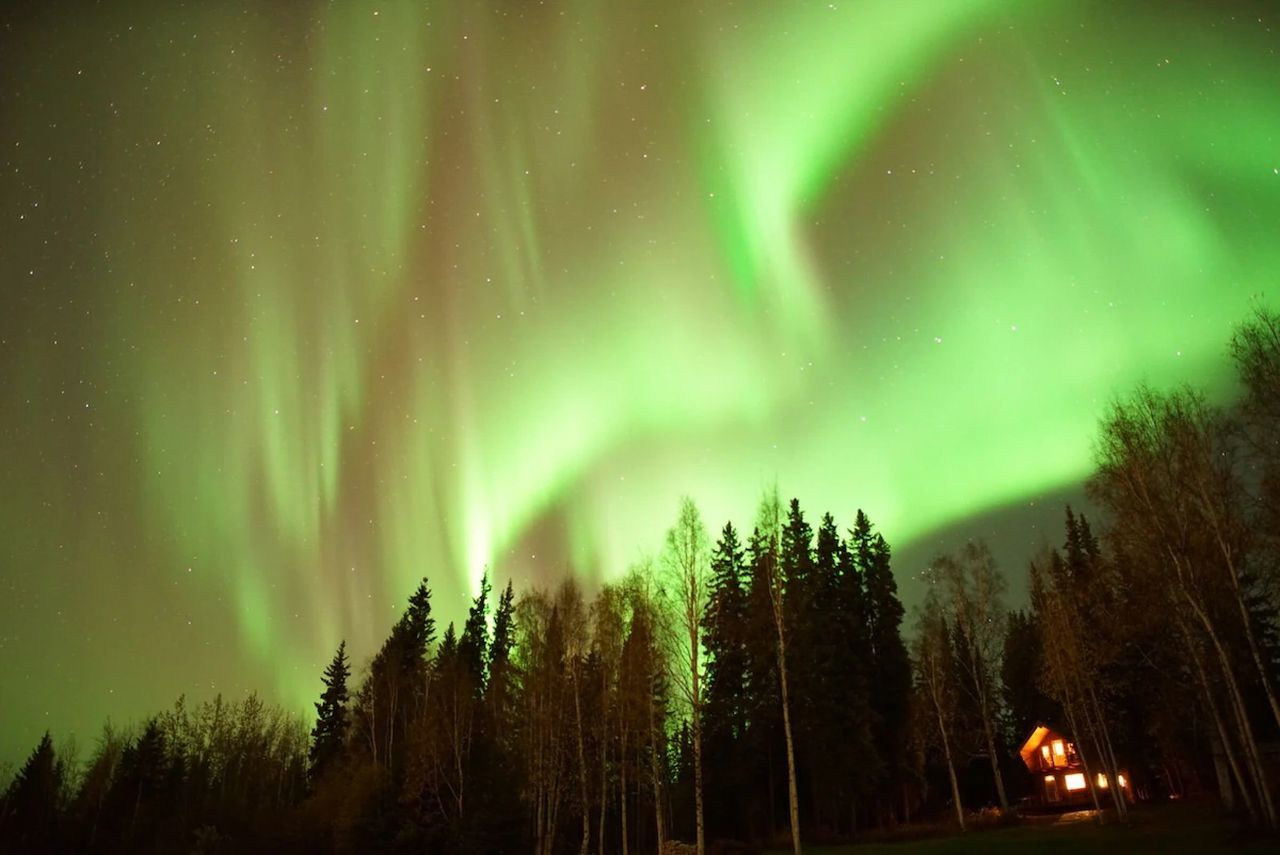 Best Airbnbs to Spot Northern Lights - Cozy Cabin in Fairbanks, Alaska, USA