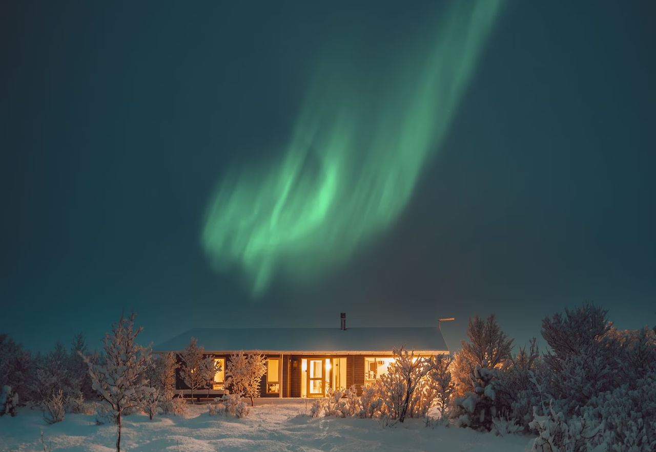 Best Airbnbs to Spot Northern Lights - Hekla Comfort House in Hvolsvöllur, Iceland 1