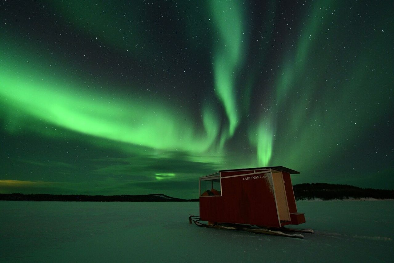 Best Airbnbs to Spot Northern Lights - Lake Inari Mobile Cabin, Finland