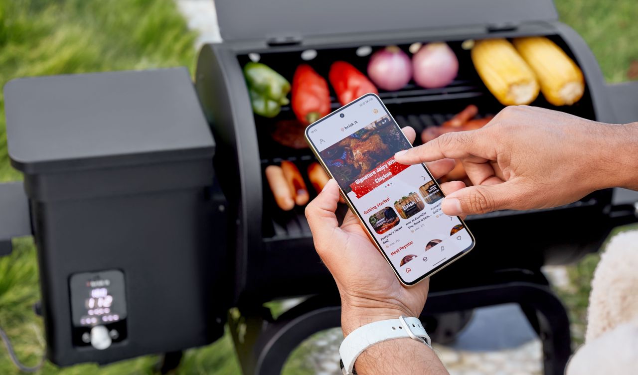 Brisk It AI-Enabled Zelos 450 Smart Grill