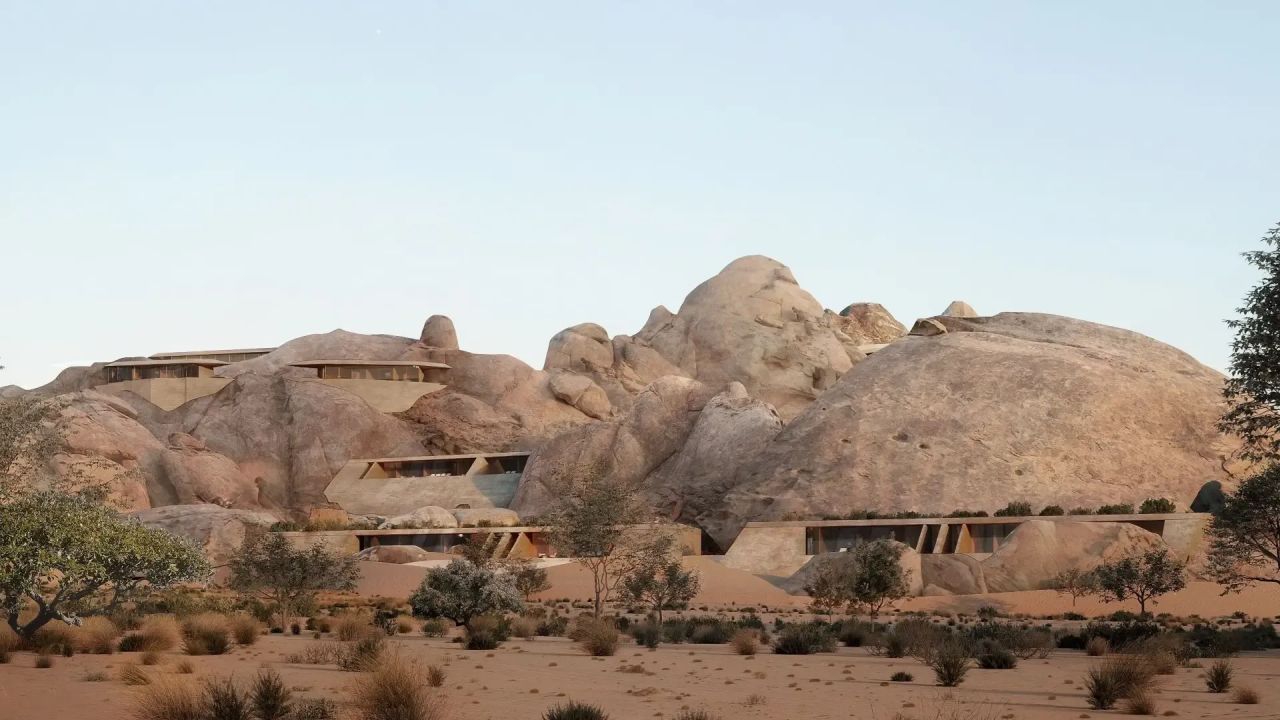 Desert Rock Resort in Saudi Arabia- Wadi Villa