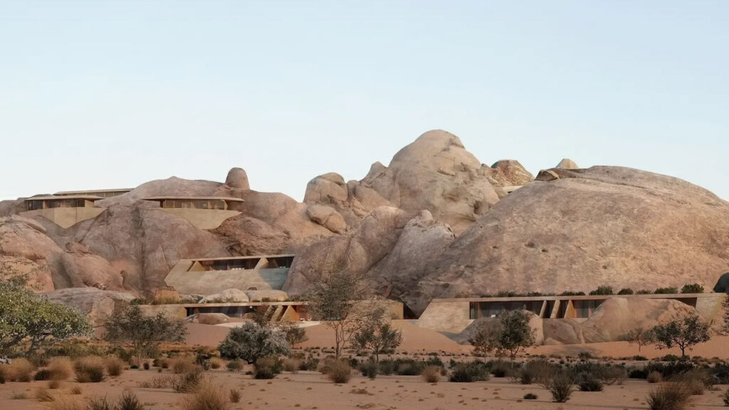 Desert Rock Resort in Saudi Arabia Within Hijaz Mountains