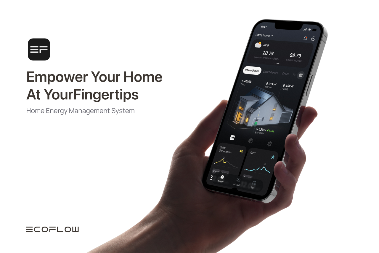 EcoFlow AI-Powered Oasis Home Energy Management System