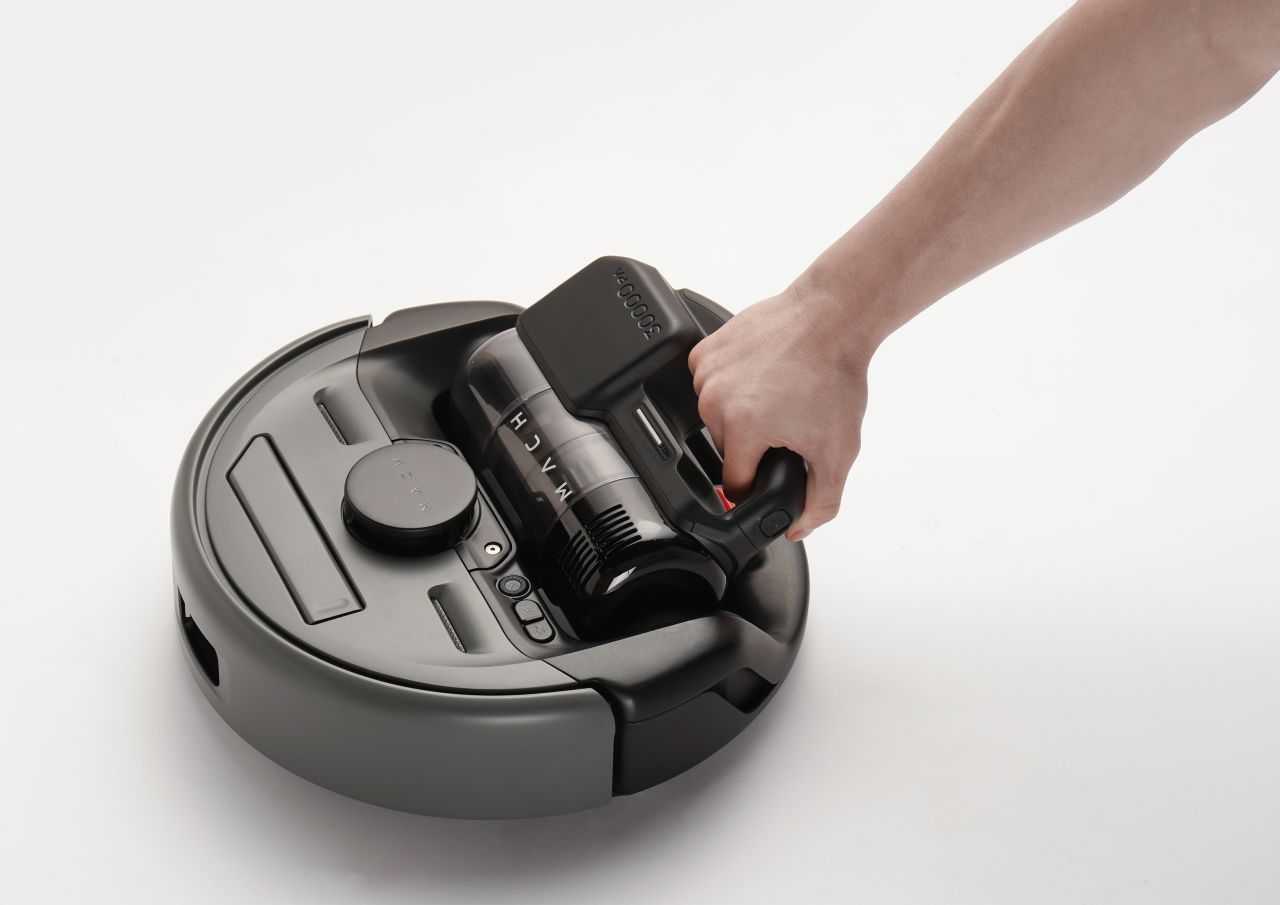 Eufy’s Latest E20 Robot Vacuum Hides a Handheld Stick Vacuum Within its Body