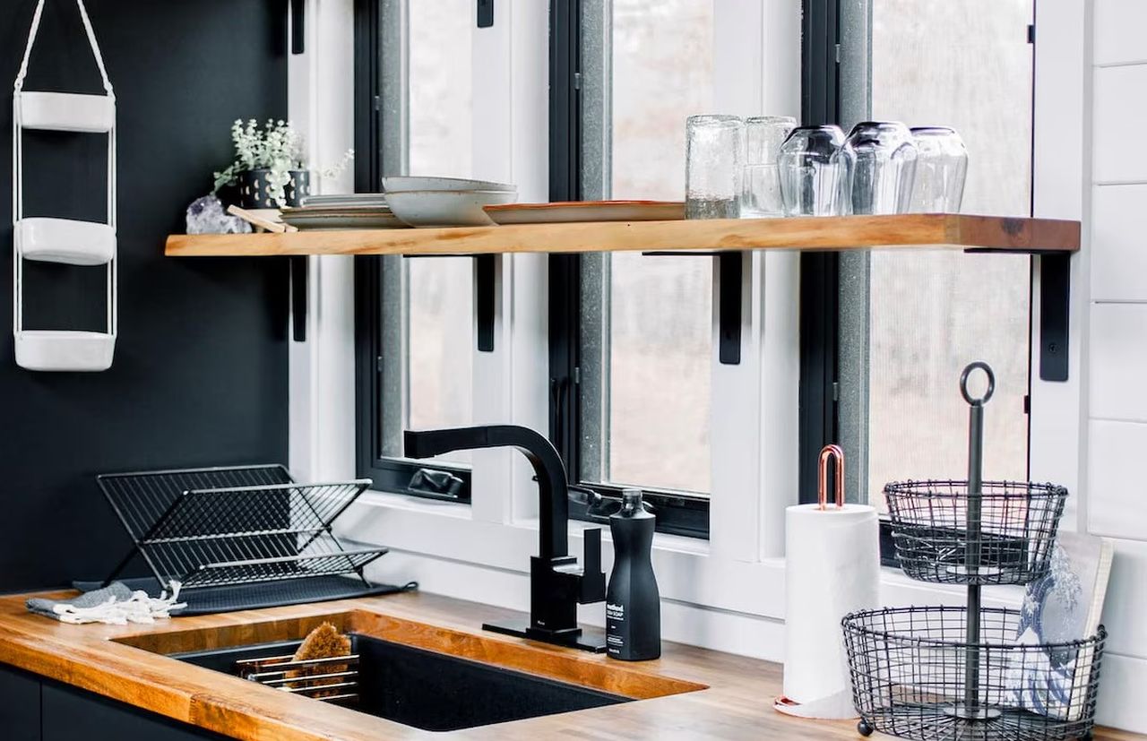 Grackle Tiny House- kitchen