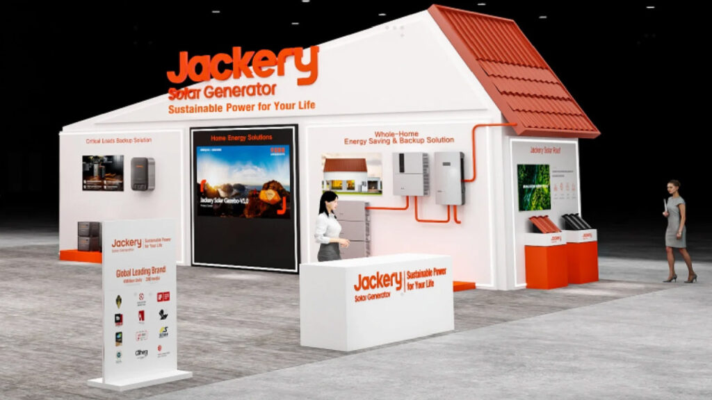 Jackery Launches Curved Solar Tiles at CES 2025