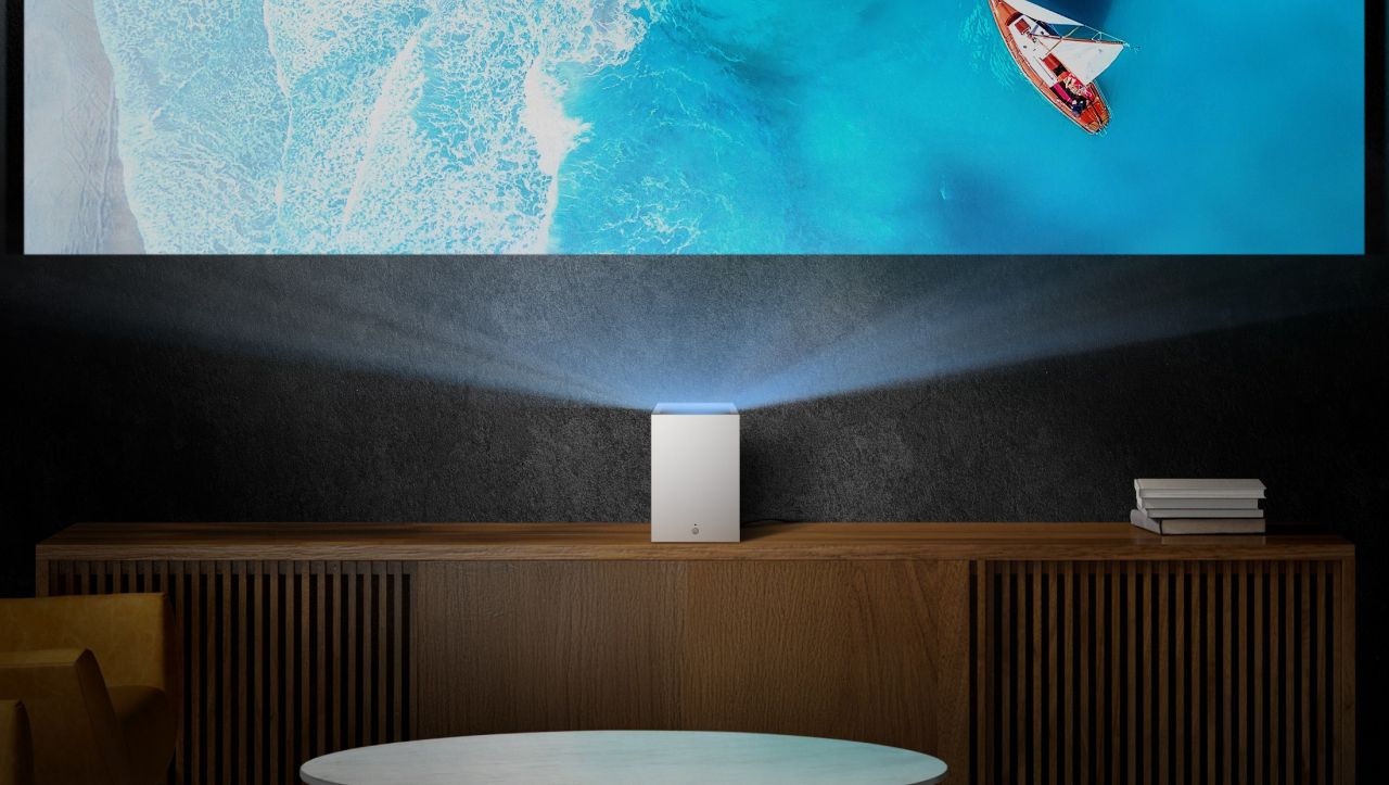 LG CineBeam S Ultra Short Throw 4K Projector at CES 2025