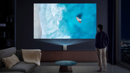 LG CineBeam S Ultra Short Throw 4K Projector at CES 2025