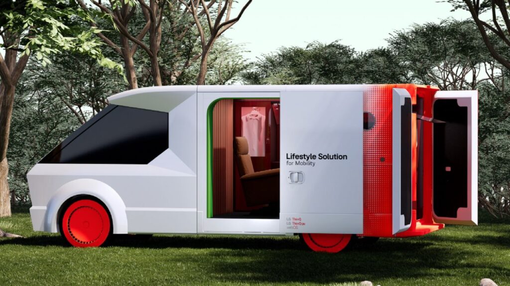 LG Unveils Concept RV with AI Powered Customizable cabin