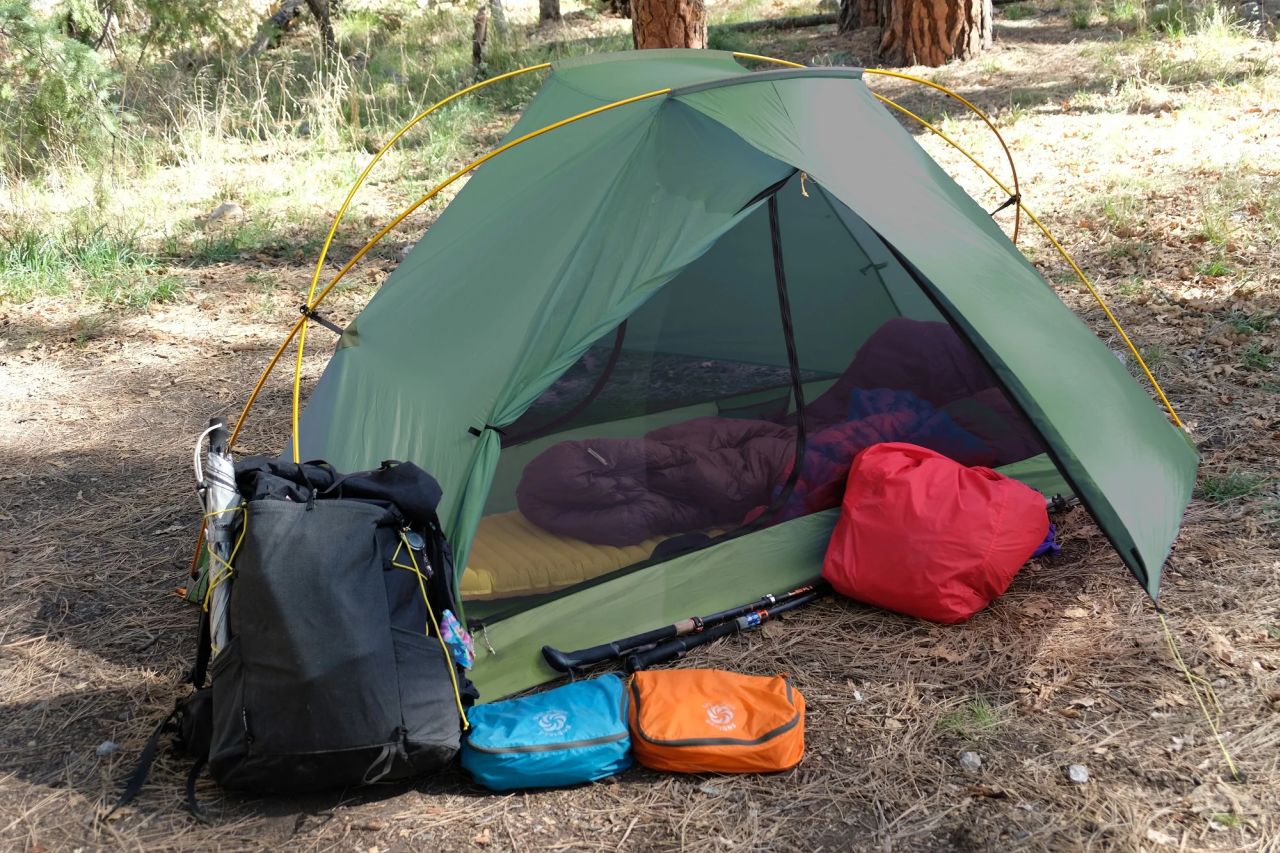 Lunar Orbiter freestanding one person tent