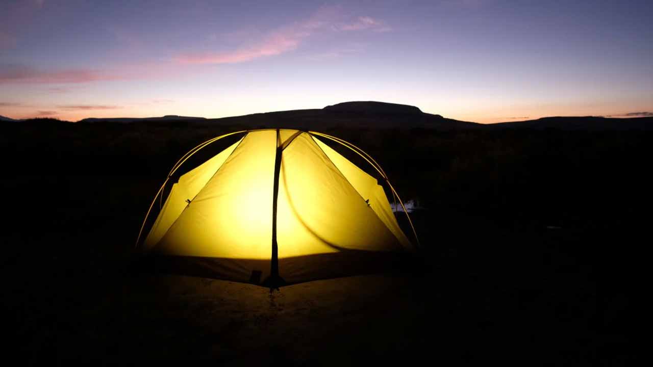 Lunar Orbiter freestanding one person tent