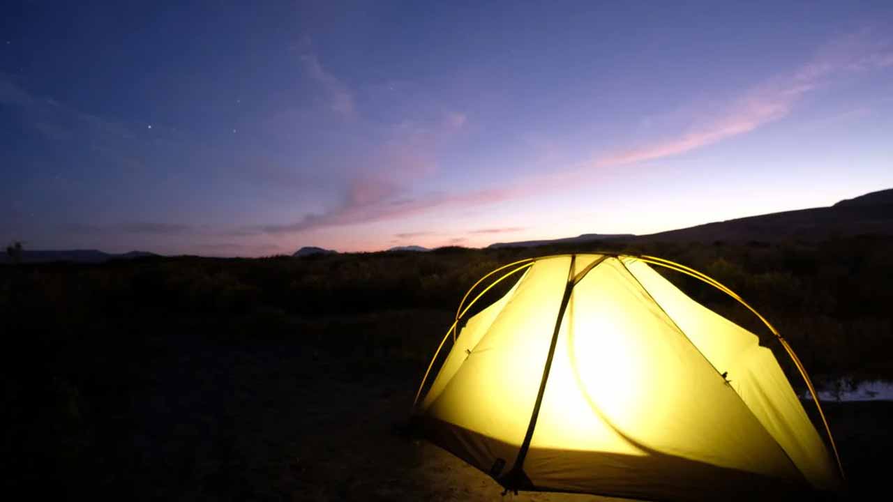 Lunar Orbiter freestanding one person tent