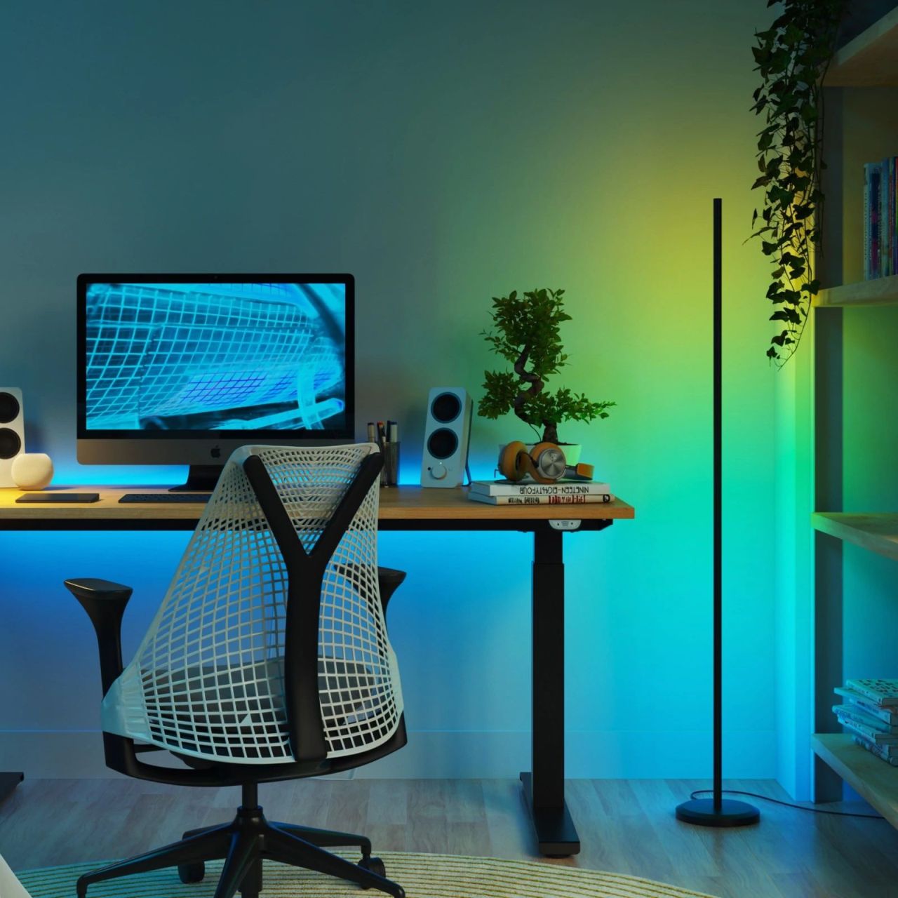 Nanoleaf Launches Vertical Bar Floor Lamp With Matter Support