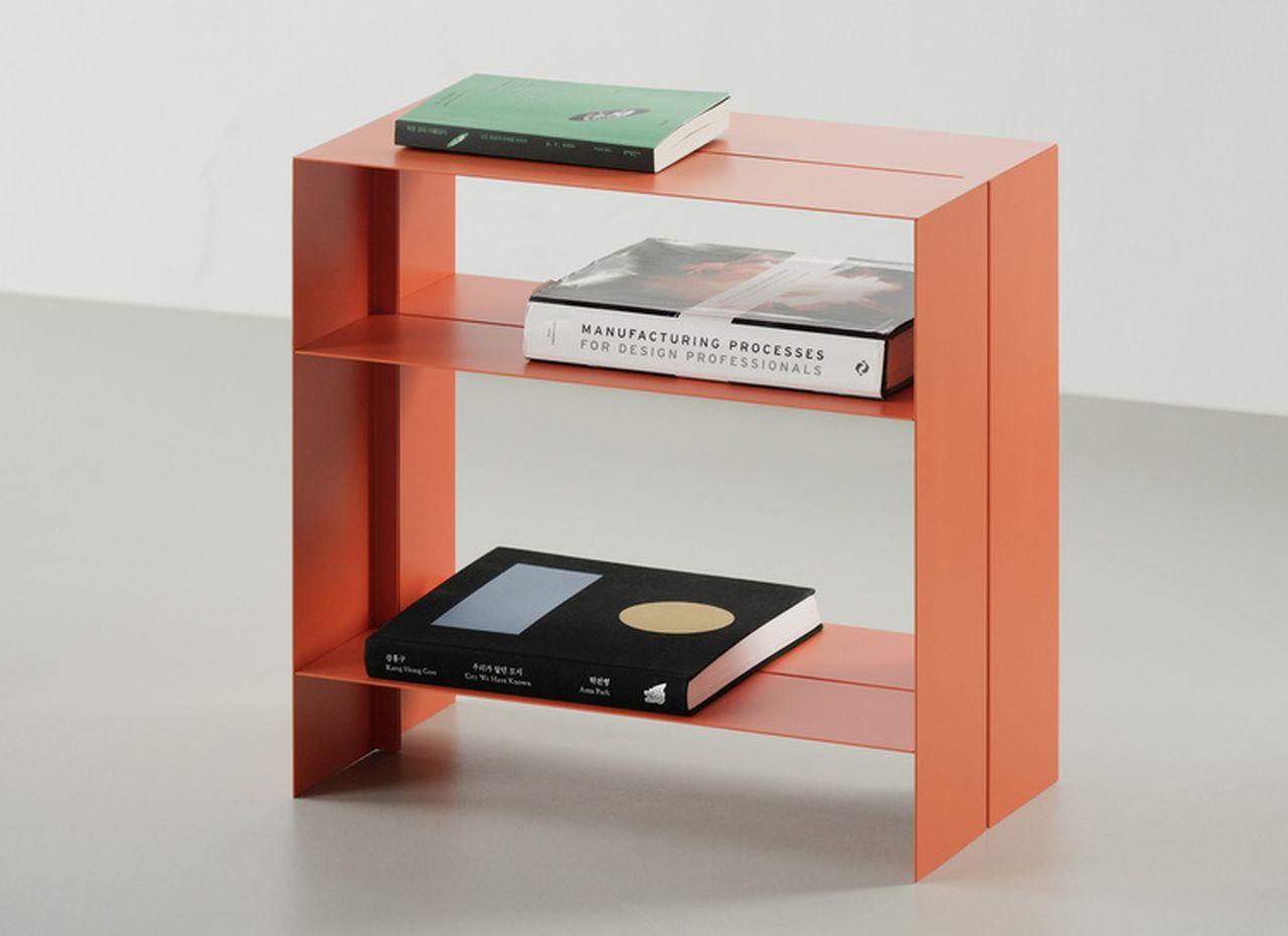 SF-SO Designs Modular Shelves Made From Just 1.6mm Thick Metal Panels