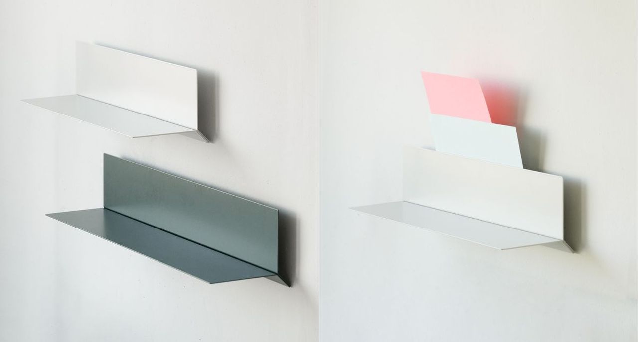 SF-SO Designs Modular Shelves Made From Just 1.6mm Thick Metal Panels