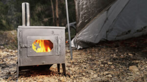 Shuhu Titanium Stove Folds Flat to Fit in a Handbag