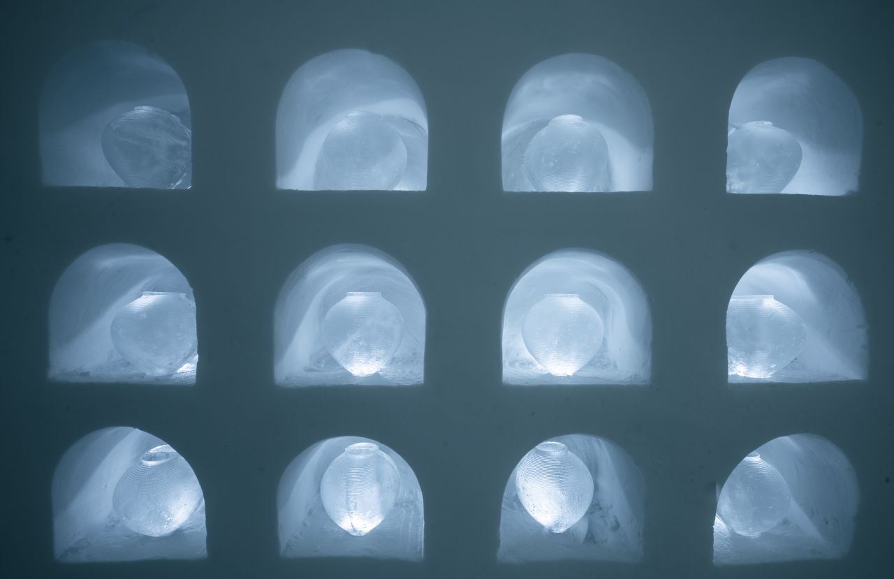 Swedish Icehotel- ICE KILN Inspired by the art of making traditional Korean Kiln- 1