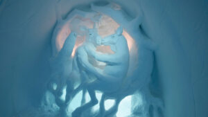 Swedish Icehotel features an otherworldly art exhibit