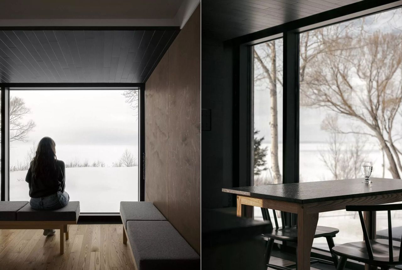 This Stilted Modular Residence Makes Best Out of Its Location interior space