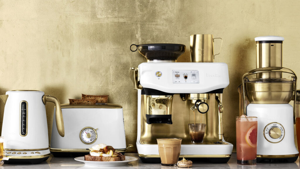 Williams-Sonoma Launches Breville Brass Collection of Kitchen Appliances Featuring Stylish Brass Accents