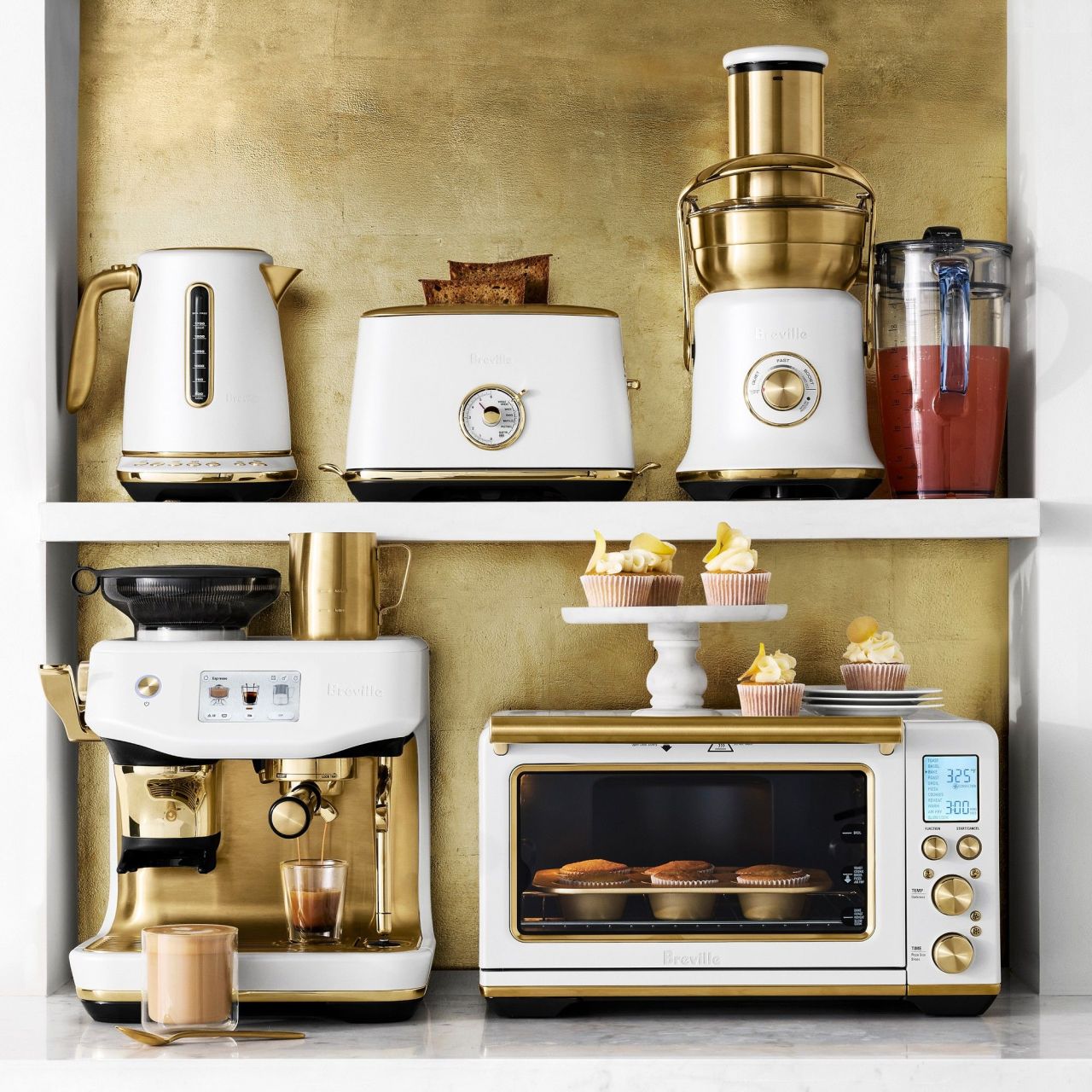 Williams-Sonoma Launches Breville Brass Collection of Kitchen Appliances Featuring Stylish Brass Accents