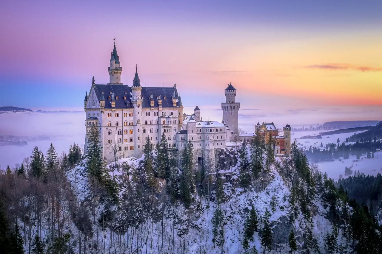 Winter Wonderlands in the World – Places to Visit in Winter - Neuschwanstein Castle, Germany