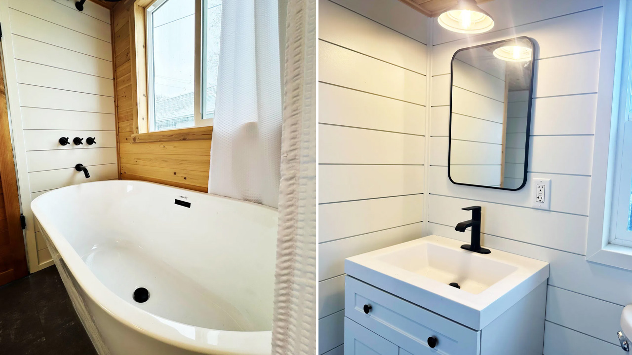 $79k Tiny House -Bathroom