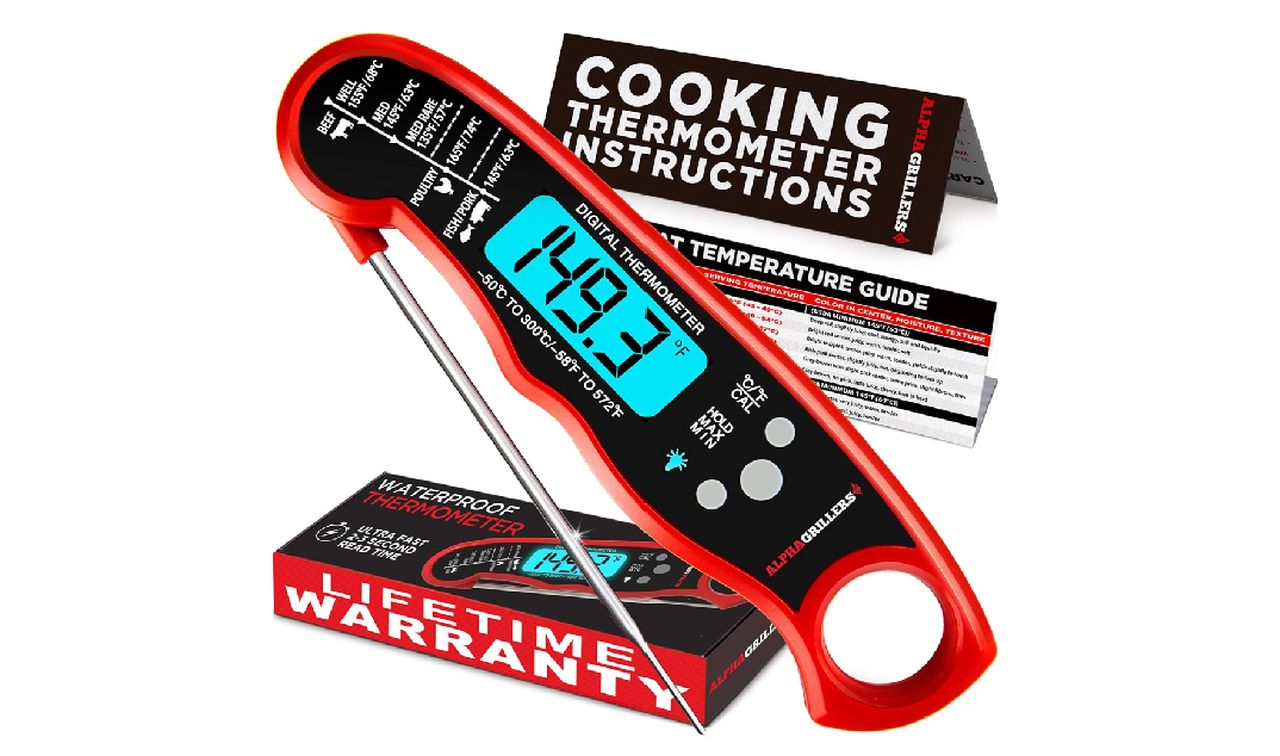 Alpha Grillers Instant Read Meat Thermometer