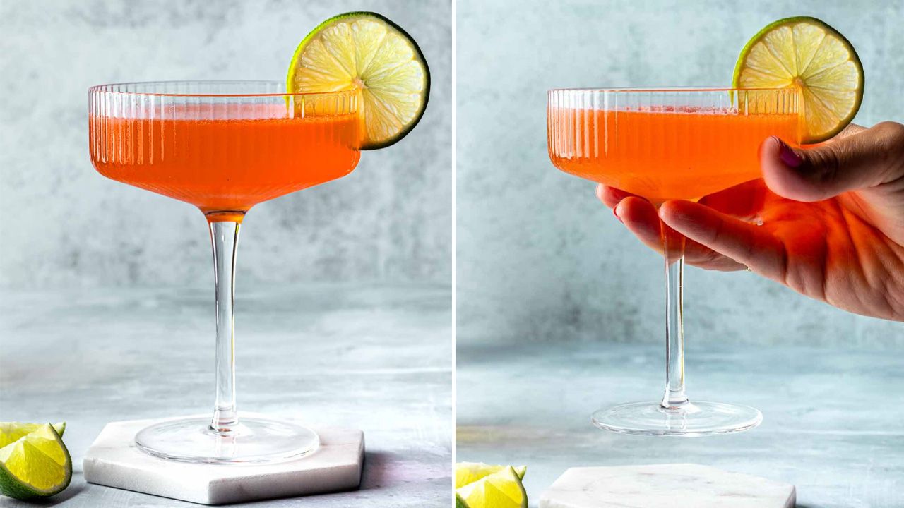 Best Cocktail Recipes for Valentine’s Day - Naked and Famous Cocktail