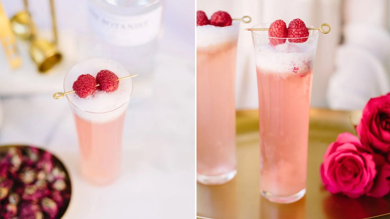 Best Cocktail Recipes for Valentine’s Day - Raspberry Rose Cocktail