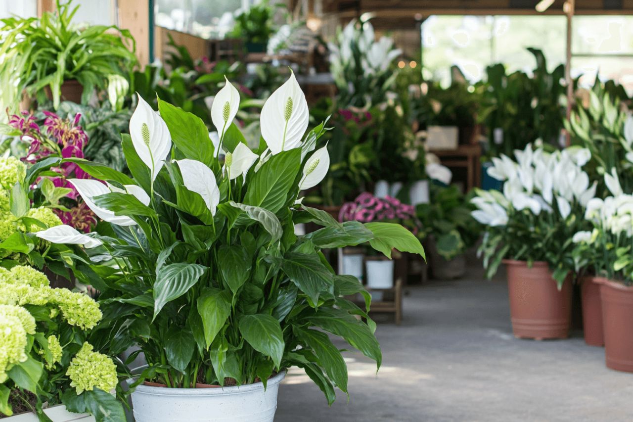 Best Plant Gift ideas for Valentine's Day - peace lily