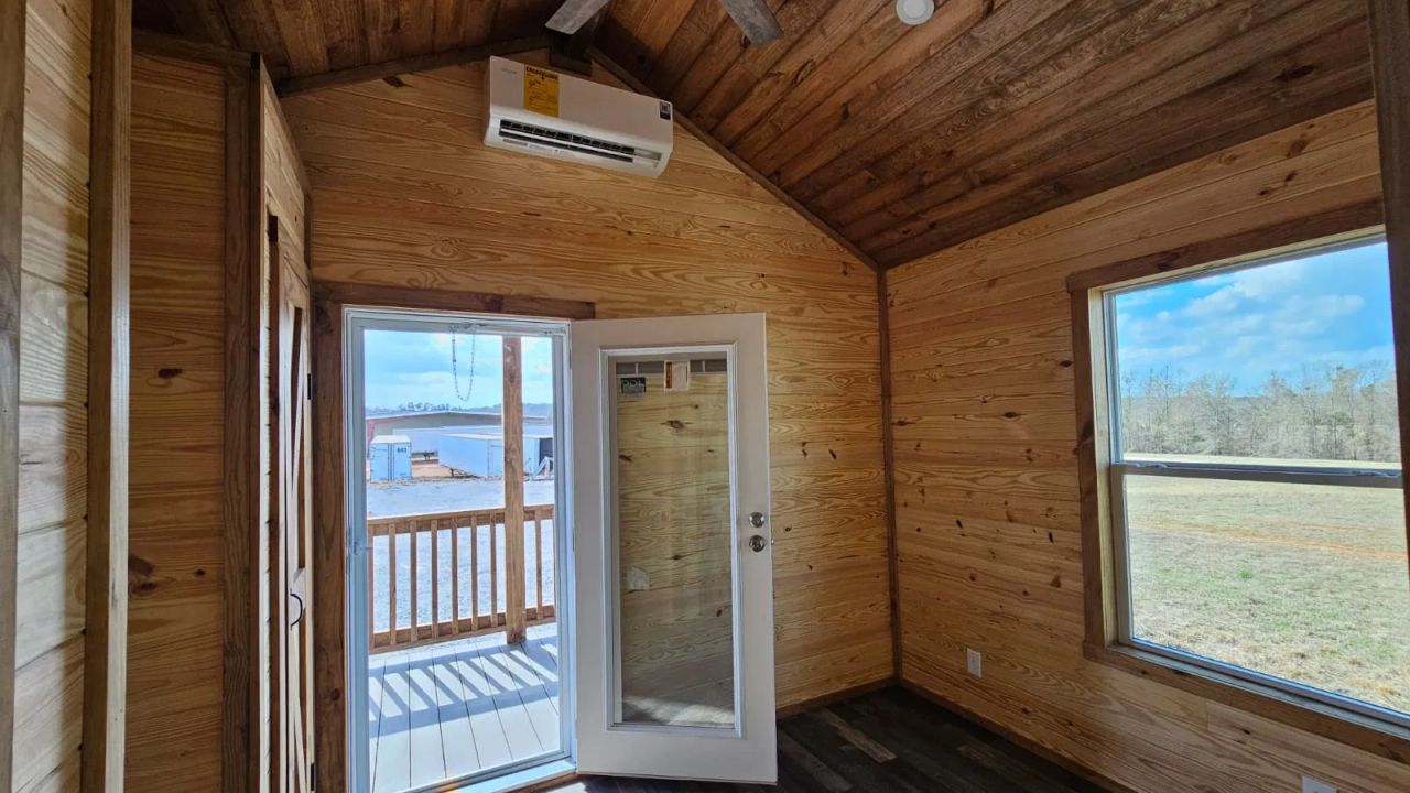 Burton 2.0 Tiny House_Primary Bedroom with Porch