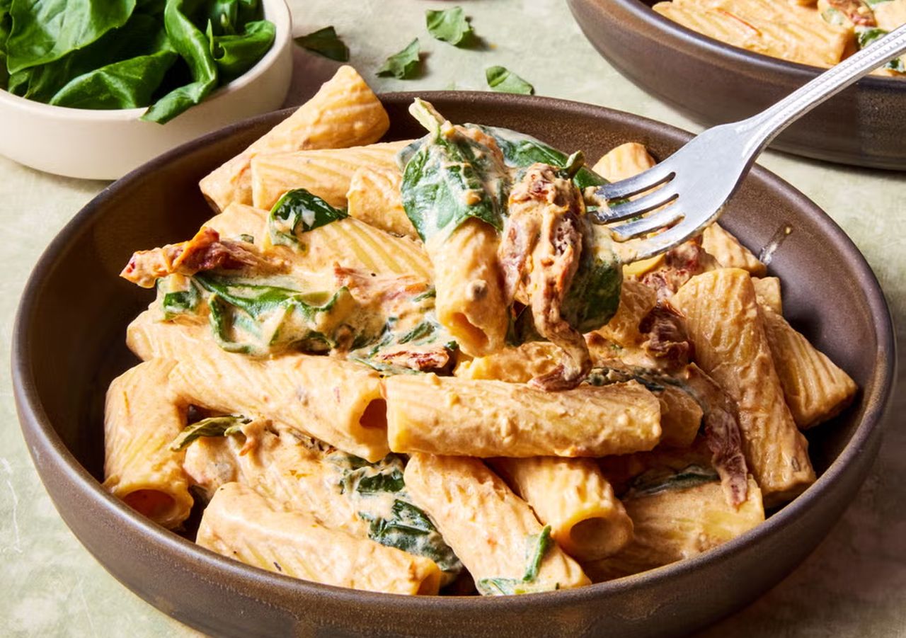 Creamy Tuscan Vegan Pasta