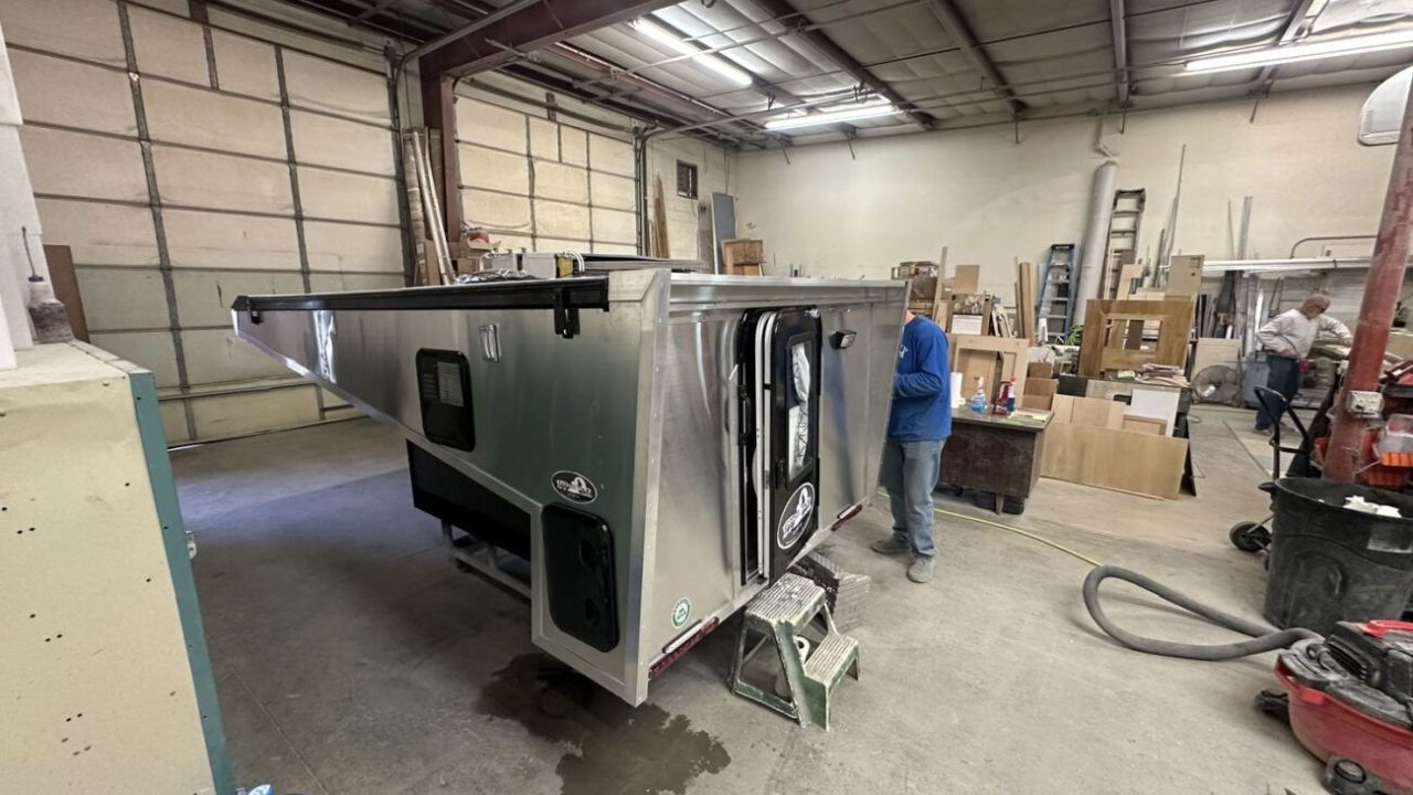 This Slide-in Camper for Tesla Cybertruck