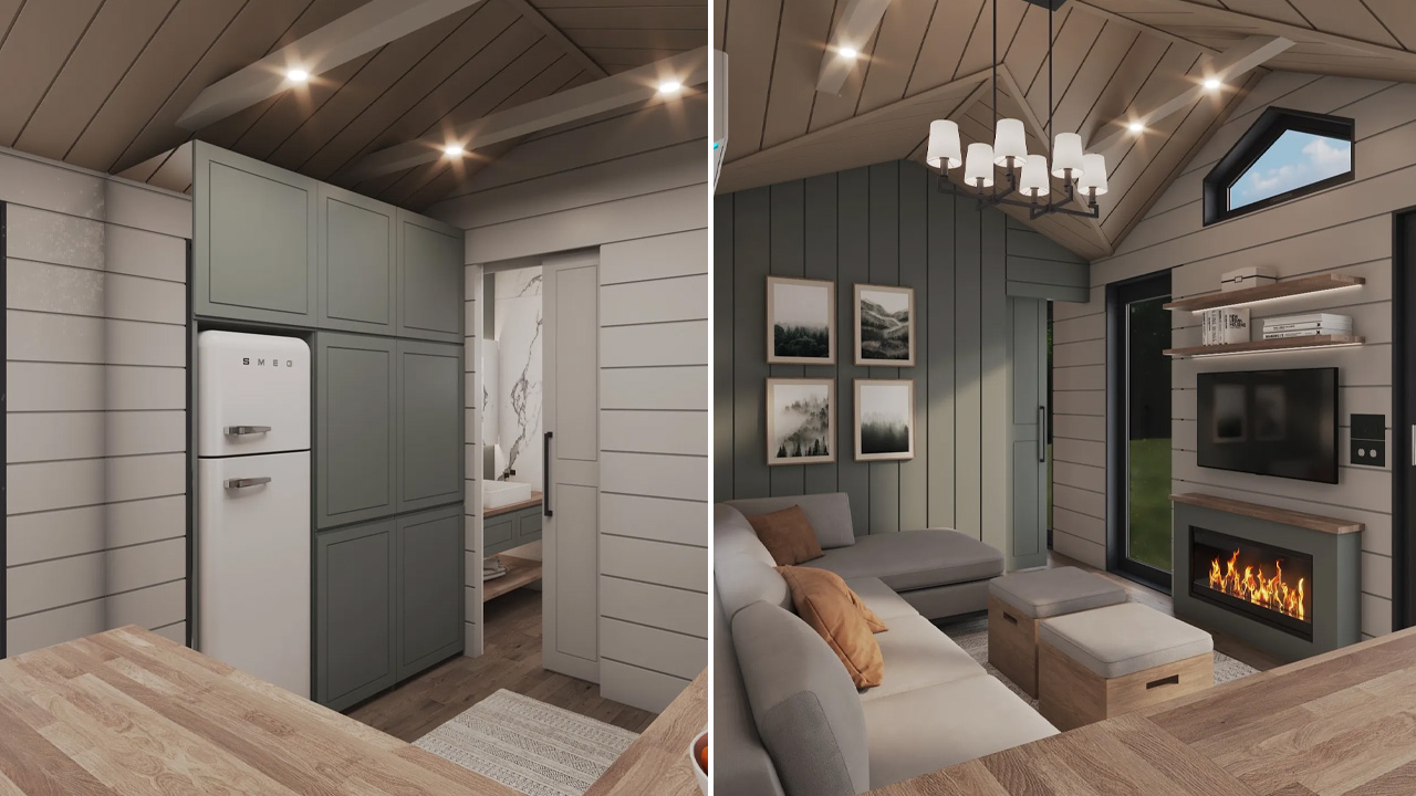 DA'Tiny Homes -Sky Grande Tiny House Interior-1