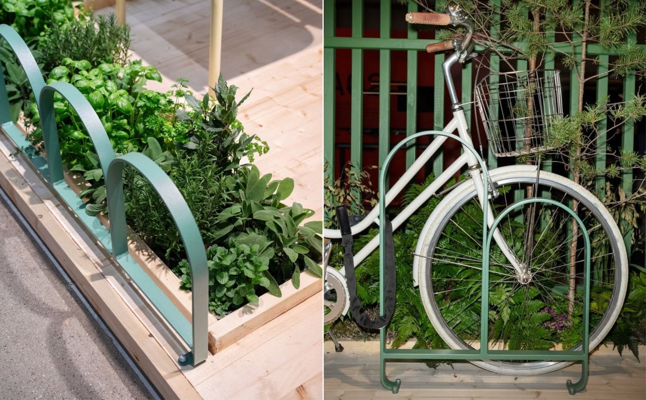 Draken Bike Rack Design by 02landskap for Nola Furniture