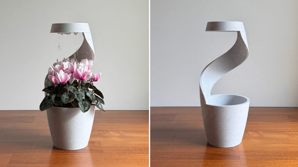 Eve 3D Printed Desk Planter -ElleSTVDIO