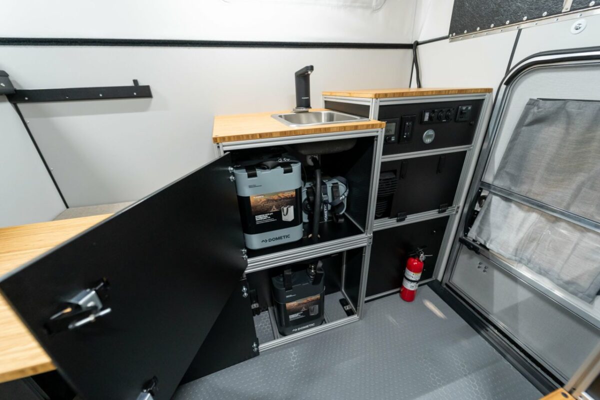 CampOut Slide-In Truck Camper Features Modular Interior Design