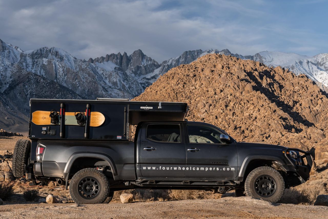 Four Wheel Campers CampOut Slide-In Truck Camper with Modular Interior Design - outlander